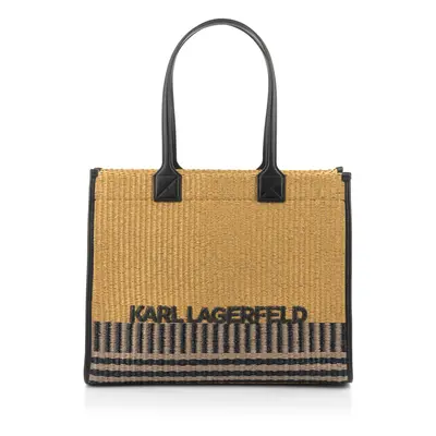 Kabelka karl lagerfeld k/skuare raffia lg tote natural/bk