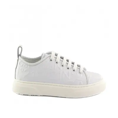 Tenisky no21 logo embossed lo-top sneakers white