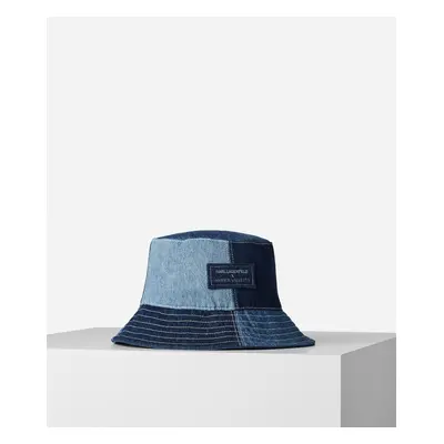 Klobouk karl lagerfeld klxav bucket hat denim denim