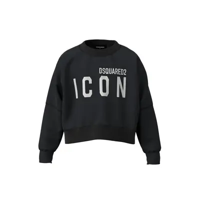 Mikina dsquared over-icon sweat-shirt black