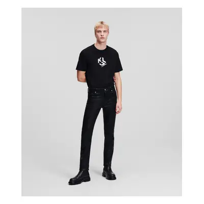 Džíny karl lagerfeld jeans klj slim denim black coated