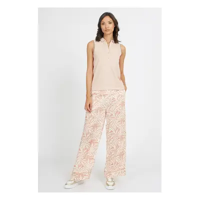 Kalhoty la martina woman wide legs pants printed ashros/rosesmok/papy