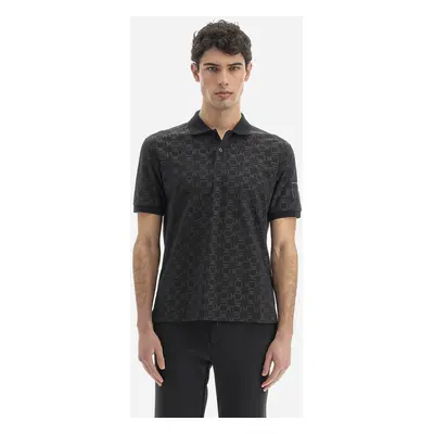 Polokošile la martina man s/s polo silky jersey black/black