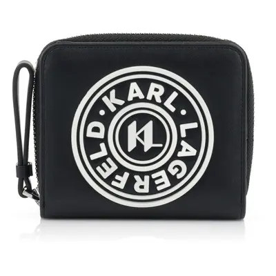 Peněženka karl lagerfeld k/skuare bifold zip wallet black