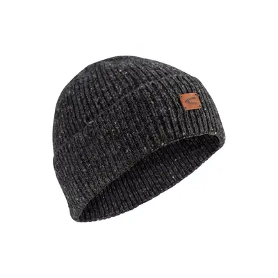 Čepice camel active knitted beanie cold dark grey melan