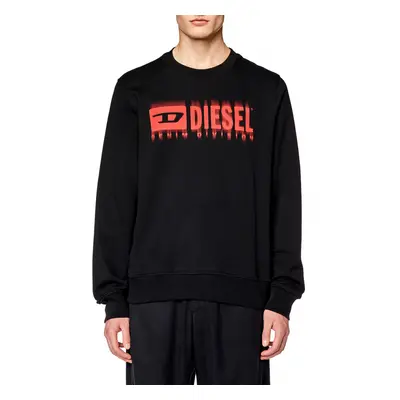 Mikina diesel s-ginn-l8 sweat-shirt black