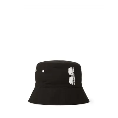 Klobouk karl lagerfeld k/elements reversible bucket black/white