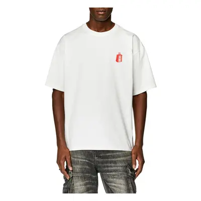 Tričko diesel t-boxt-n2 t-shirt off white