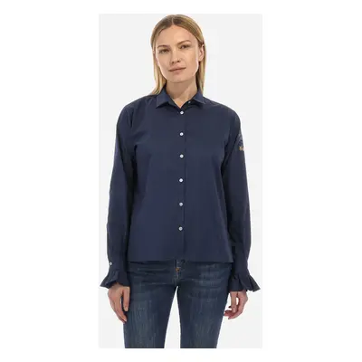 Košile la martina woman shirt l/s poplin navy