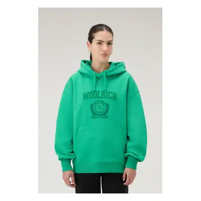 Mikina woolrich woolrich ivy hoodie kelly green