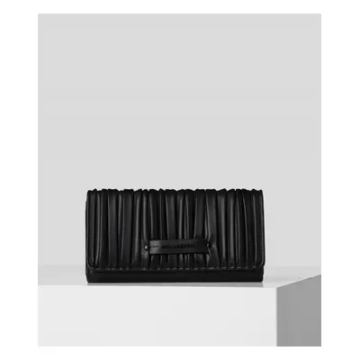 Peněženka karl lagerfeld k/kushion cont flap wlt black