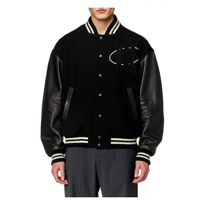 Bunda diesel l-franz-patch jacket black