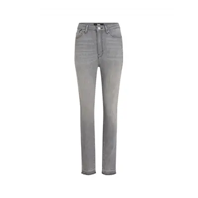 Džíny karl lagerfeld skinny logo denim grey denim