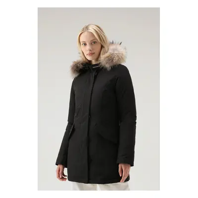 Bunda woolrich luxury arctic raccoon parka black