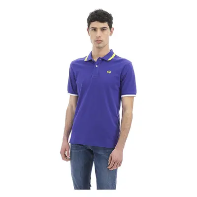 Polokošile la martina man polo s/s piquet stretch clematis blue