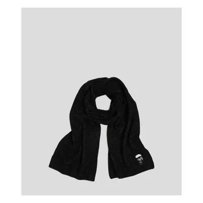 Šála karl lagerfeld k/ikonik 2.0 lur scarf black