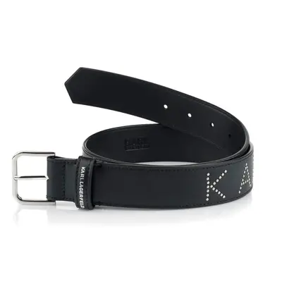 Opasek karl lagerfeld k/biker md low belt black