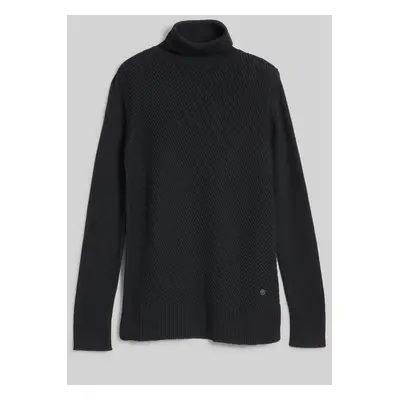 Rolák woolrich diagonal stitch turtleneck black