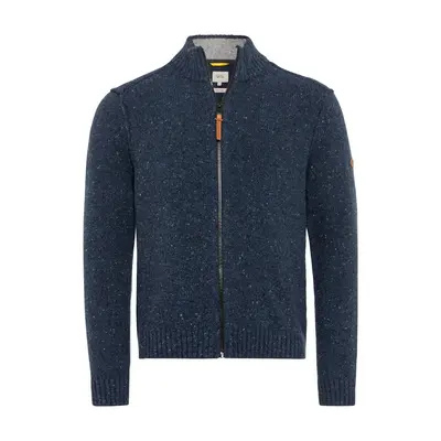 Svetr camel active knitted jacket night blue