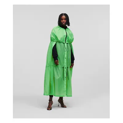 Kabát karl lagerfeld hun's pick voluminous raincoat summer green