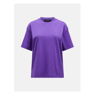 Tričko peak performance artwork relaxed tee royal purple/royal purple