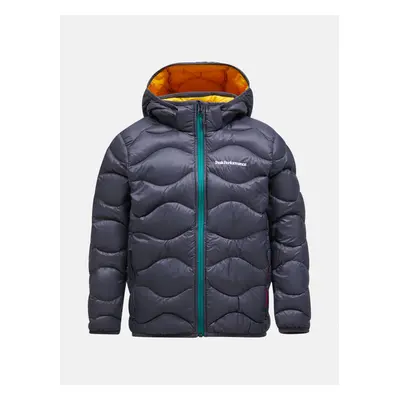 Bunda peak performance jr helium down hood jacket motion grey/wander