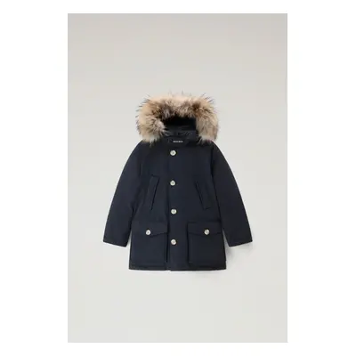 Bunda woolrich arctic detachable fur parka melton blue