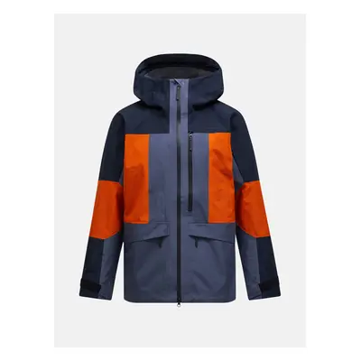 Bunda peak performance gravity gore-tex 3l jacket ombre blue/orange dune/shallow