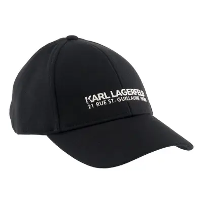 Kšiltovka karl lagerfeld k/essential washed cap black