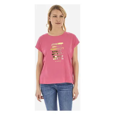 Tričko la martina woman sleveless t-shirt 40/1 c fandango pink