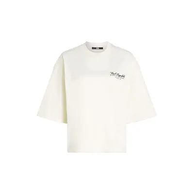 Tričko karl lagerfeld hotel karl fashion t-shirt off white