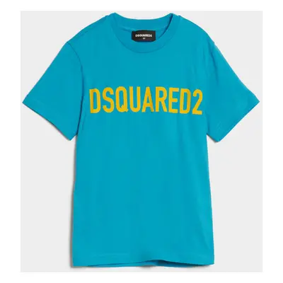 Tričko dsquared relax-eco t-shirt blue