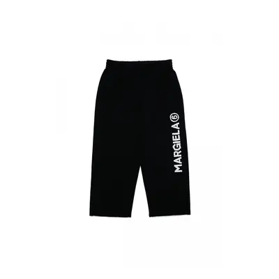 Tepláky mm6 mm6p95u pantaloni black