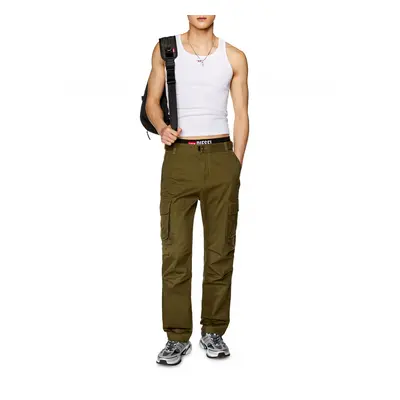 Kalhoty diesel p-argym trousers ivy green