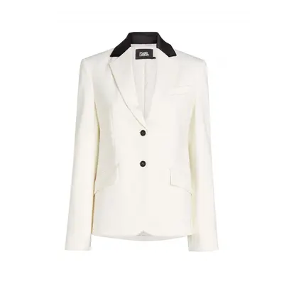 Blejzr karl lagerfeld punto jacket off white