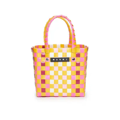 Taška marni micro basket bag bags pink fluo