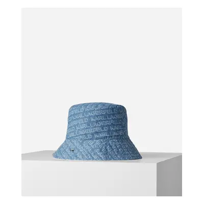 Klobouk karl lagerfeld k/essential bucket hat denim denim