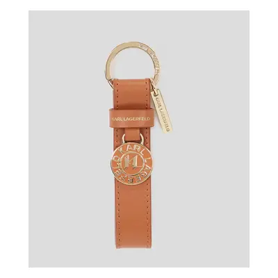 Klíčenka karl lagerfeld k/circle strap keychain sudan brown