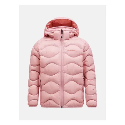 Bunda peak performance jr helium down hood jacket warm blush