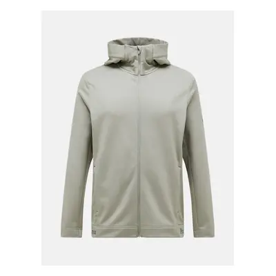 Mikina peak performance m rider tech zip hood limit green