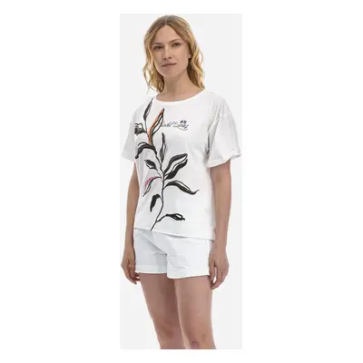 Tričko la martina woman t-shirt s/s 40/1 cotton off white