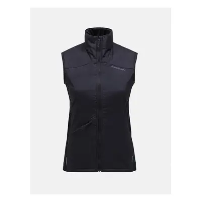 Vesta peak performance w insulated wind vest black/grey melange