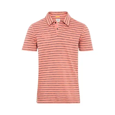 Polokošile camel active polo stripe coral red