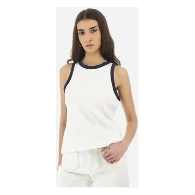 Tričko la martina woman tank top rib 1x1 wo lycr off white