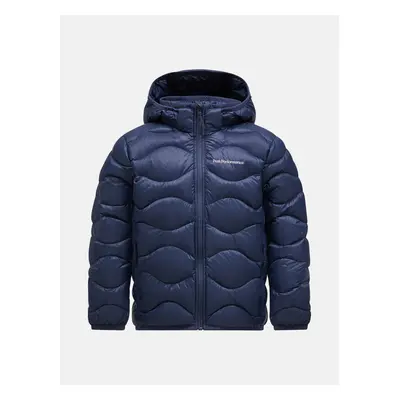 Bunda peak performance jr helium down hood jacket blue shadow