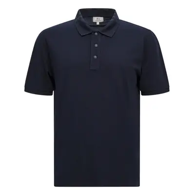 Polokošile woolrich embossed logo polo melton blue