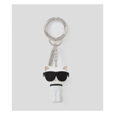 Klíčenka karl lagerfeld k/ikonik 2.0 choup 3d keychain white