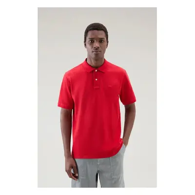 Polokošile woolrich classic american polo sky red