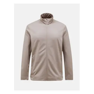 Mikina peak performance rider tech zip jacket avid beige