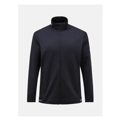 Mikina peak performance rider tech zip jacket black